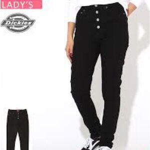 Dickies Girl skinny buttonfly jeans size 7/28